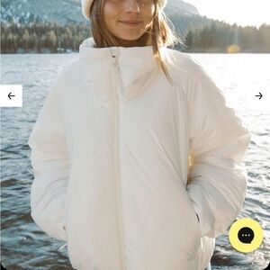 Beyond Yoga Cream Puffer Jacket